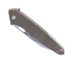 TwoSun Flipper Pocket Knife Brown Micarta Handle D2 Plain Edge TS327-Micarta -Cheap Twosun Store 1d19caa5 e5e1 4f54 880d 5500acdc21dc 57166.1647015332