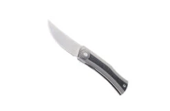 TwoSun Folding Knife Titanium/Carbon Fiber Handle 14C28N Plain Edge TS385-CF