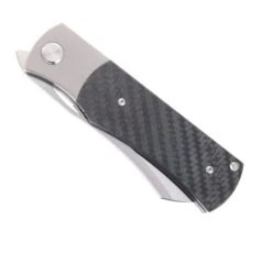TwoSun Front Flipper Pocket Knife Titanium/Carbon Fiber Handle 14C28N Plain Edge TS333 -Cheap Twosun Store 5fad26cc a07d 4797 b530 299836cc7260 09730.1642101487