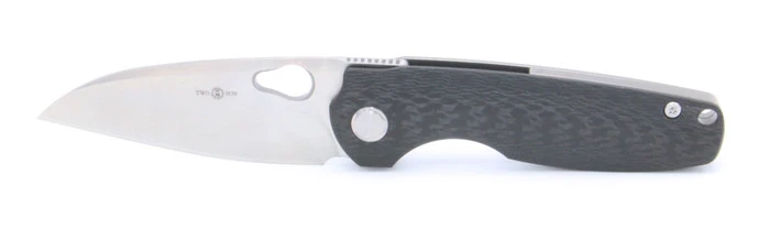 TwoSun TS129-M390 Frame Lock Knife Titanium + Carbon Fiber Handle Plain Edge Blade M390 3 TwoSun TS129-M390 Frame Lock Knife Titanium + Carbon Fiber Handle Plain Edge Blade M390