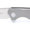 TwoSun Folding Knife Gray Titanium Alloy Handle M390 Cobra Plain Edge TS190 -Cheap Twosun Store IMG 1075 84662.1613161949