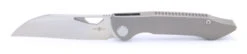 TwoSun Folding Knife 14C28N Titanium Handle Plain Edge TS279