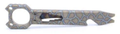 TwoSun Fire Titanium Camping Prybar Bottle Opener Multi Tool W/ Pocket Clip TS-EDC03-Ti-Fire