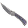 TwoSun Front Flipper Folding Knife Color Titanium Handle D2 Plain Edge TS400 -Cheap Twosun Store TS400 01 19950.1673301358