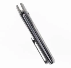 TwoSun Button Lock Folding Knife Gray Titanium Handle D2 Plain Edge TS193 -Cheap Twosun Store TS 193 05 55076.1676663259