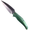 TwoSun Folding Knife Green Titanium Handle D2 Dagger Plain Edge TS248-GR-D2 -Cheap Twosun Store TS 248 GN01 14322.1676663383