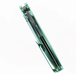 TwoSun Folding Knife Green Titanium Handle D2 Dagger Plain Edge TS248-GR-D2 -Cheap Twosun Store TS 248 GN05 57718.1676663383