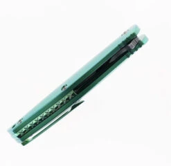 TwoSun Folding Knife Green Titanium Handle D2 Dagger Plain Edge TS248-GR-D2 -Cheap Twosun Store TS 248 GN06 12584.1676663383