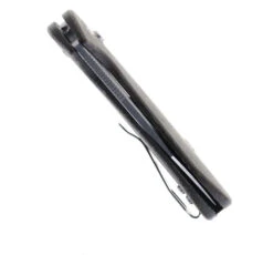 TwoSun Button Lock Folding Knife Black Linen Micarta Handle D2 Plain Edge TS399 -Cheap Twosun Store TS 399 05 13584.1676571145