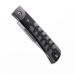 TwoSun TS123-M390-CF Slip Joint Knife Titanium + Carbon Fiber Inlay Handle Plain M390 Blade -Cheap Twosun Store TWOSUN 129 M390 CF 01 38680.1689886069