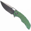 TwoSun Folding Knife Green Titanium Handle M390 Plain Edge TS177-GREEN -Cheap Twosun Store TWOSUN 177 G 05 32454.1689173649