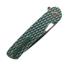 Two Sun Tepe Folding Knife Green Titanium Handle M390 Plain Edge TS328-GRN -Cheap Twosun Store TWOSUN 326 M390 GREEN 06 58334.1694632317