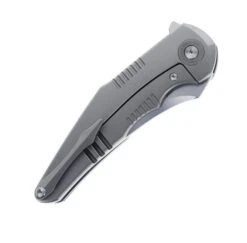 Two Sun Folding Knife Black Titanium/Micarta Handle N690 Plain Edge TS426-SAND -Cheap Twosun Store TWOSUN 426 SAND 03 49520.1695134897