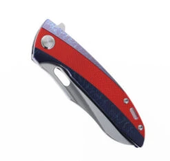 Two Sun Folding Knife Red/Black G10/Titanium Handle K110 Plain Edge TS432-Color -Cheap Twosun Store TWOSUN 432 COLOR 01 27296.1695134806