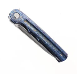 TwoSun Frame Lock Flipper Folding Knife Color Titanium Handle M390 Plain Edge TS89-M390-Color -Cheap Twosun Store TWOSUN 89 M390C 01 99618.1689173603