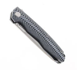 TwoSun TS16-G10 Folding Pocket Knife Black G10 Handle Plain D2 Satin Blade -Cheap Twosun Store TWOSUN TS16 G10 D2 01 47715.1688659566