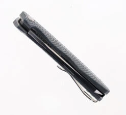 TwoSun TS16-G10 Folding Pocket Knife Black G10 Handle Plain D2 Satin Blade -Cheap Twosun Store TWOSUN TS16 G10 D2 02 82504.1688659566