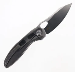 TwoSun Folding Knife Titanium/Carbon Fiber Handle M390 Plain Edge TS306-M390 -Cheap Twosun Store TWOSUN TS306 M390 06 08083.1692816728