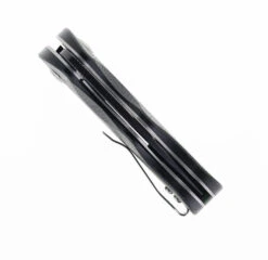 TwoSun TS506 Flipper Pocket Knife David Chen Design Black/Green Micarta Handle N690 Blade -Cheap Twosun Store TWOSUN TS506 02 22929.1690904916