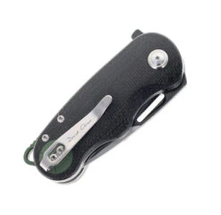 TwoSun TS506 Flipper Pocket Knife David Chen Design Black/Green Micarta Handle N690 Blade -Cheap Twosun Store TWOSUN TS506 03 75657.1690904916