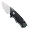 TwoSun TS506 Flipper Pocket Knife David Chen Design Black/Green Micarta Handle N690 Blade -Cheap Twosun Store TWOSUN TS506 05 69864.1690904916