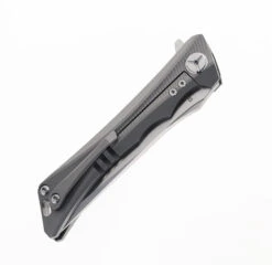 Two Sun Folding Knife Gray Titanium Handle D2 Plain Edge TS59 -Cheap Twosun Store TWOSUN TS59 03 96735.1696350929