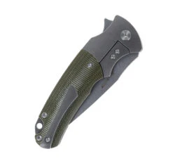 TwoSun Folding Knife Green Titanium/Micarta Handle D2 Clip Point Plain Edge TS286-D2 -Cheap Twosun Store TWOSUN TS 286 04 14924.1681922248