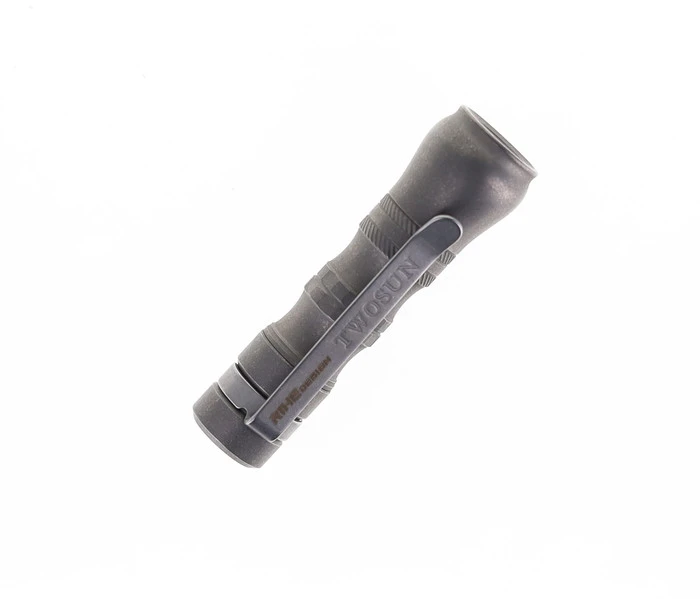 TwoSun Mini Micro LED Flashlight Gray Titanium Body 100 Lumens TS-LED05