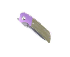TwoSun Folding Knife Green Micarta/Purple Titanium Handle D2 Plain Edge TS369-PUR -Cheap Twosun Store a811ddfb 6409 4ac2 971d 30d4ca01488a 38122.1666721489
