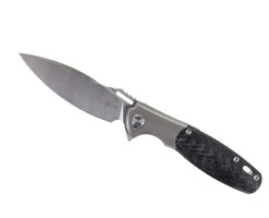 TwoSun TS162 Frame Lock Knife Carbon Fiber Titanium Handle Plain M390 Blade