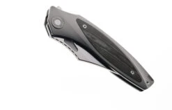 TwoSun Flipper Folding Knife Gray Titanium/Micarta Handle D2 Clip Point Plain Edge TS367 -Cheap Twosun Store ts366.02 80600.1661894972